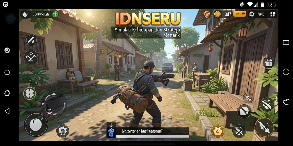 Tampilan gameplay <strong>IDNSERU</strong> yang menarik dan interaktif.