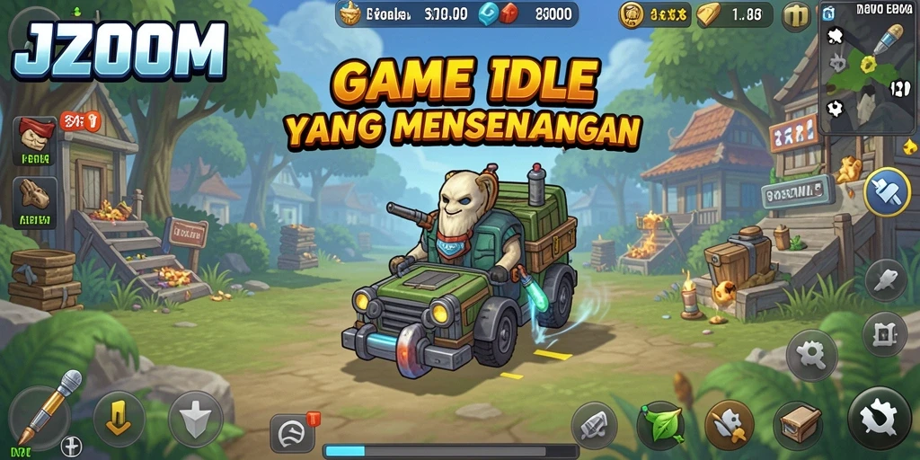 Screenshot gameplay J200M menampilkan pengalaman bermain Idle yang menarik.