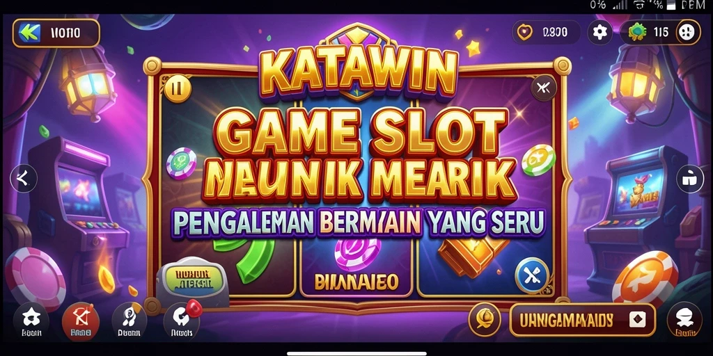 Tampilan gameplay Slot di KATAWIN yang menegangkan dan menyenangkan.