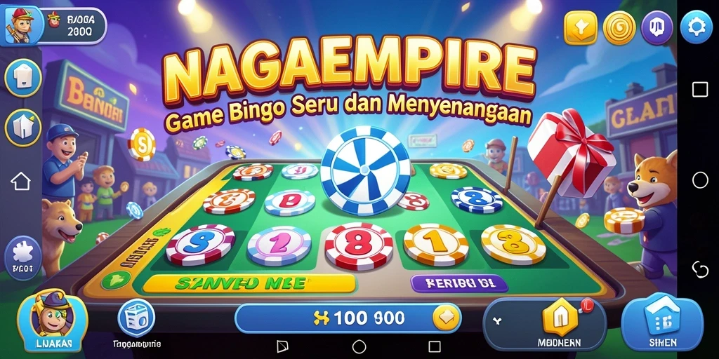 Tangkapan layar permainan Bingo yang menarik dan penuh warna.