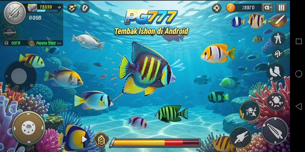 Tampilan aksi seru menangkap ikan di PG777.