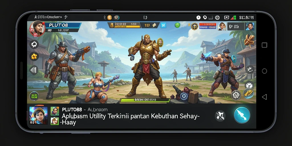 Tampilan antarmuka PLUTO88 yang intuitif dan modern.