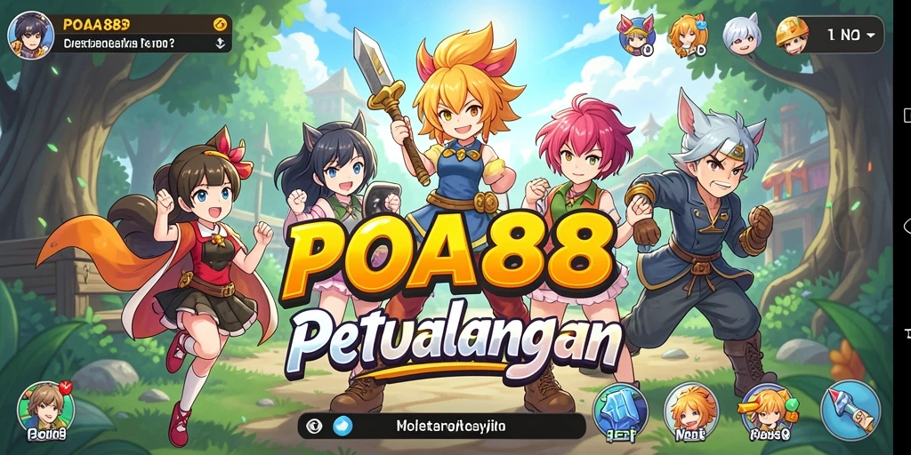 Screenshot POA88 menampilkan karakter anime dalam aksi gameplay yang seru.