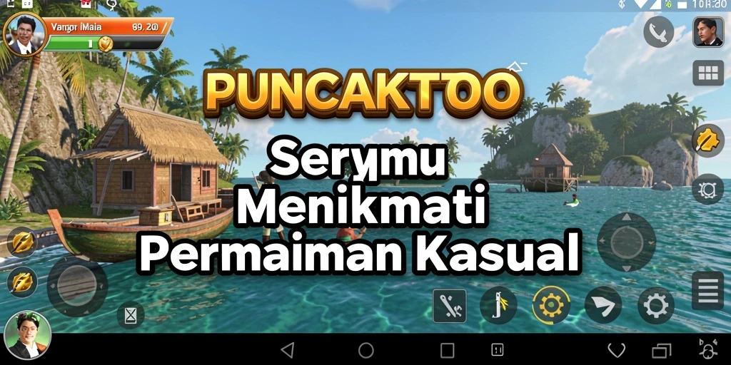 Tampilan gameplay <strong>PUNCAKTOTO</strong> yang penuh warna dan mengasyikkan.