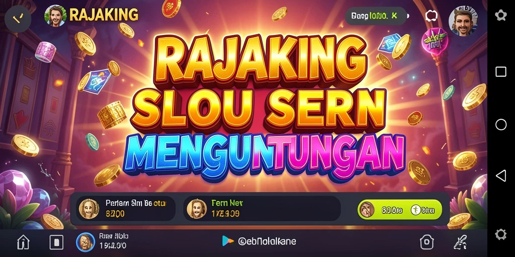 Screenshot gameplay RAJAKING yang menampilkan keseruan bermain slot.