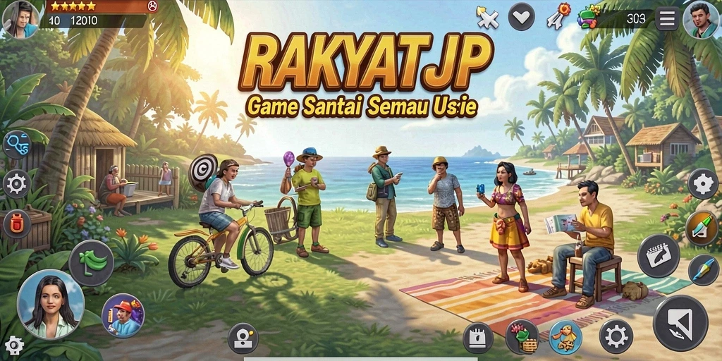 Tampilan gameplay menarik dari RAKYATJP dengan elemen yang menyenangkan.