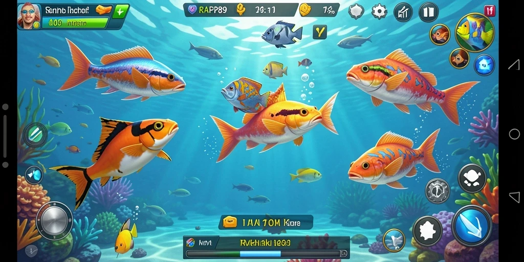 Screenshot gameplay Tembak Ikan RAP89 yang menyenangkan.