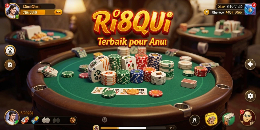 Tampilan gameplay menegangkan dari RI889 saat bermain QiuQiu.