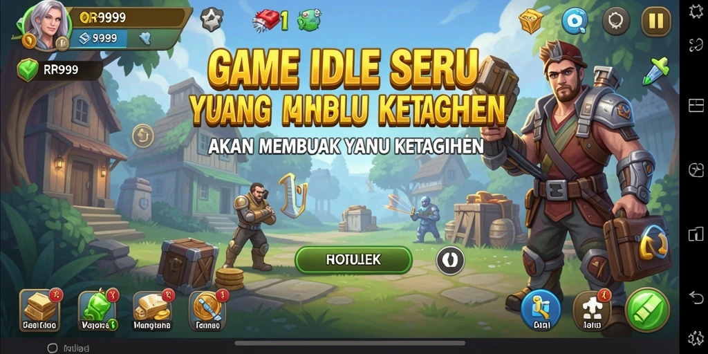 Tampilan gameplay RR999 yang mengasyikkan dan penuh warna.