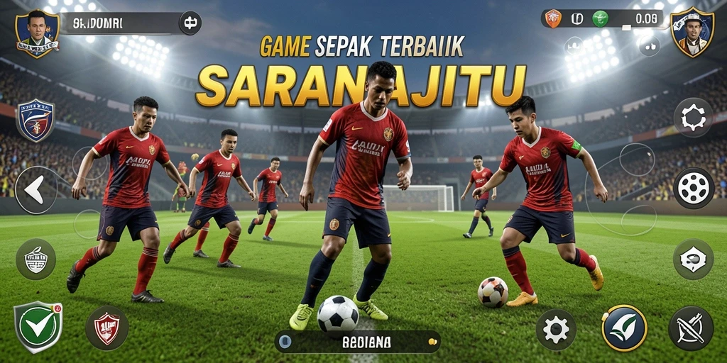 Tampilan gameplay SARANAJITU yang memukau dan penuh aksi.