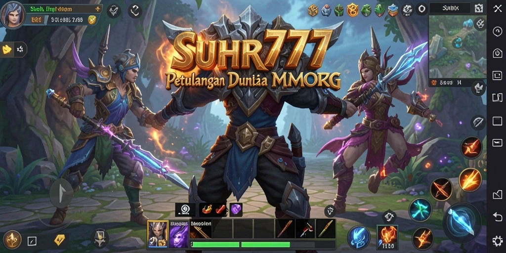 Tampilan gameplay epik dalam dunia SUHU777 yang penuh petualangan.