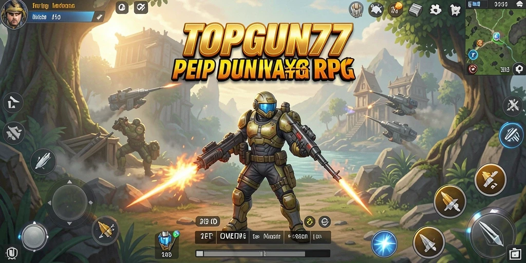 Tampilan gameplay RPG yang mendebarkan dan penuh aksi.