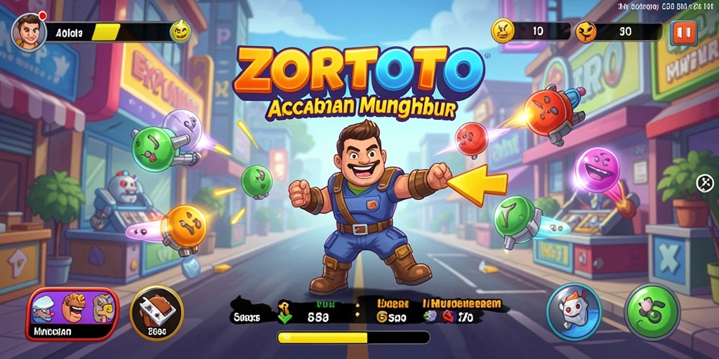 Tangkapan layar gameplay ZORTOTO yang menunjukkan keseruan level permainan.